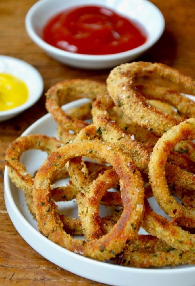 Crispy Baked Onion Rings | Recipes Friend