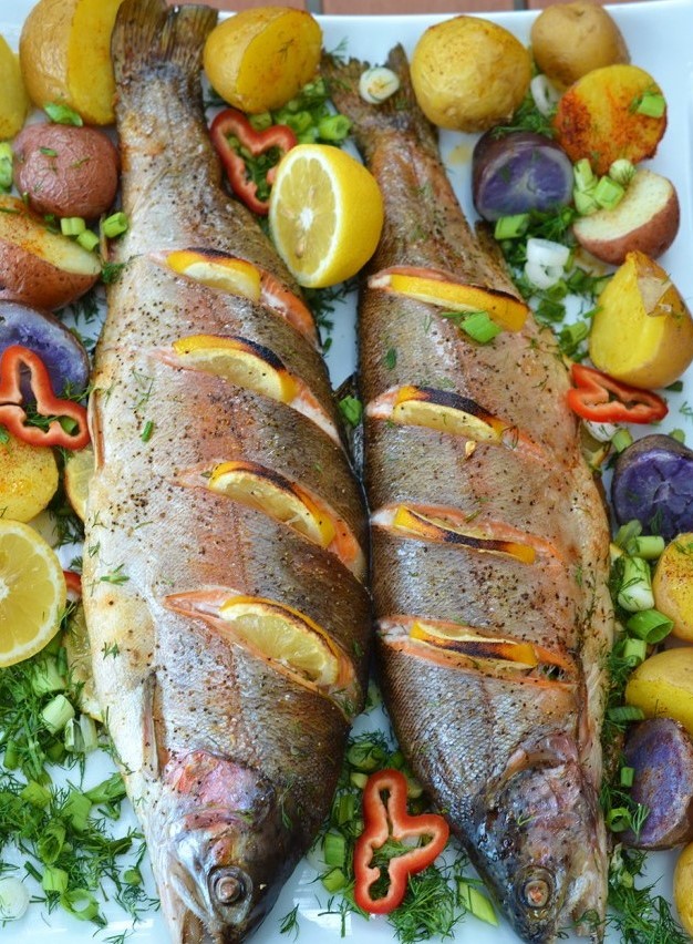 Whole Baked Trout | Recipes Friend